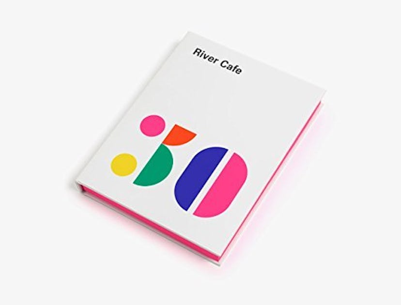 A cookbook called "River Cafe London" by Ruth Rogers
