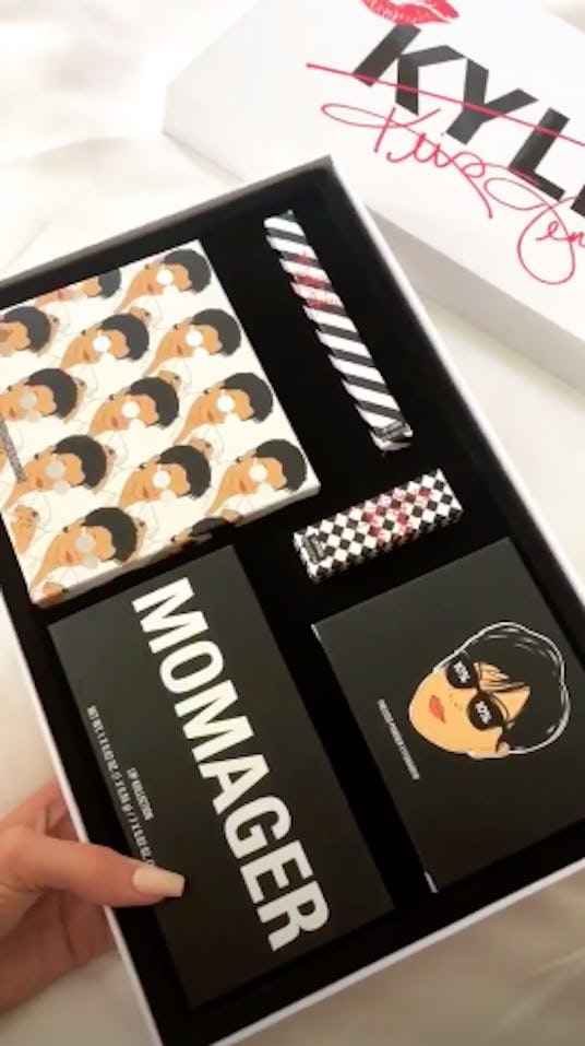 The whole Kris Jenner kit, including lip kit, eye shadow palette, blush and highlighter palette done...