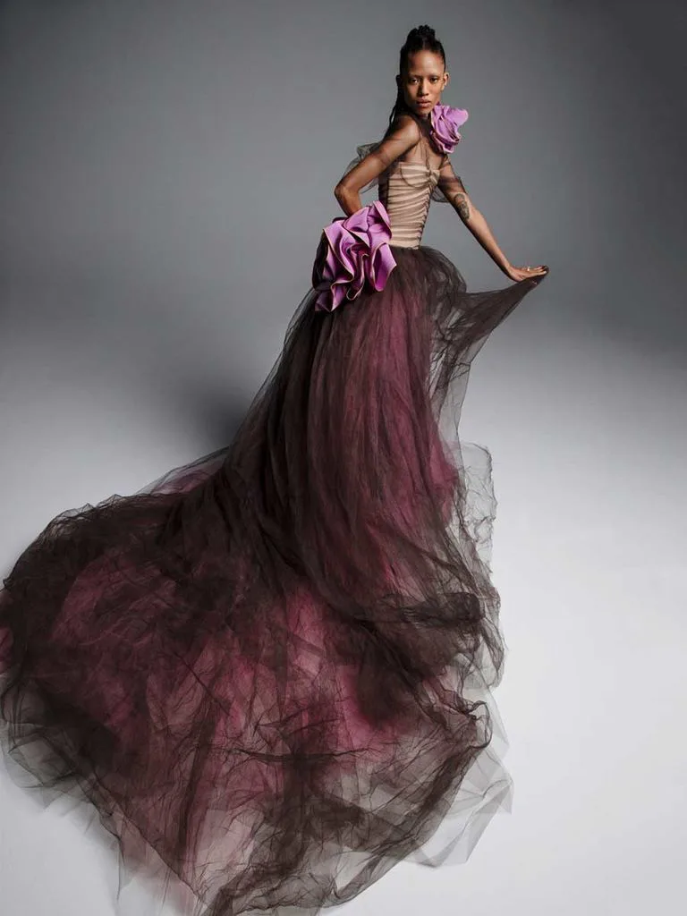 purple vera wang dress VERA WANG | Paloma Gown - Purple