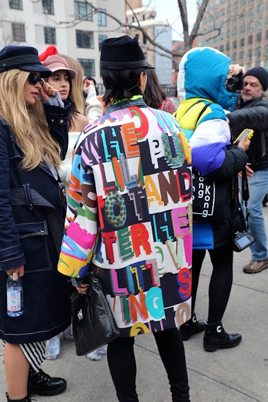 NYFW Street Style Day 5: Can You Take A Message?