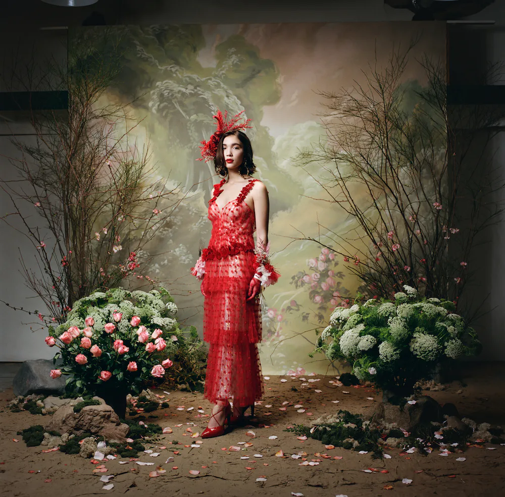 sachin and babi light blue dress The FW23 Gothic Fairy Collection #rodarte main image 0