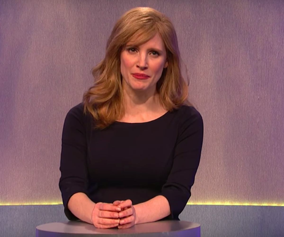 On Snl Jessica Chastain Asks A Question We Ve All Been Wondering On Snl Jessica Chastain Asks A Question We Ve All Been Wondering