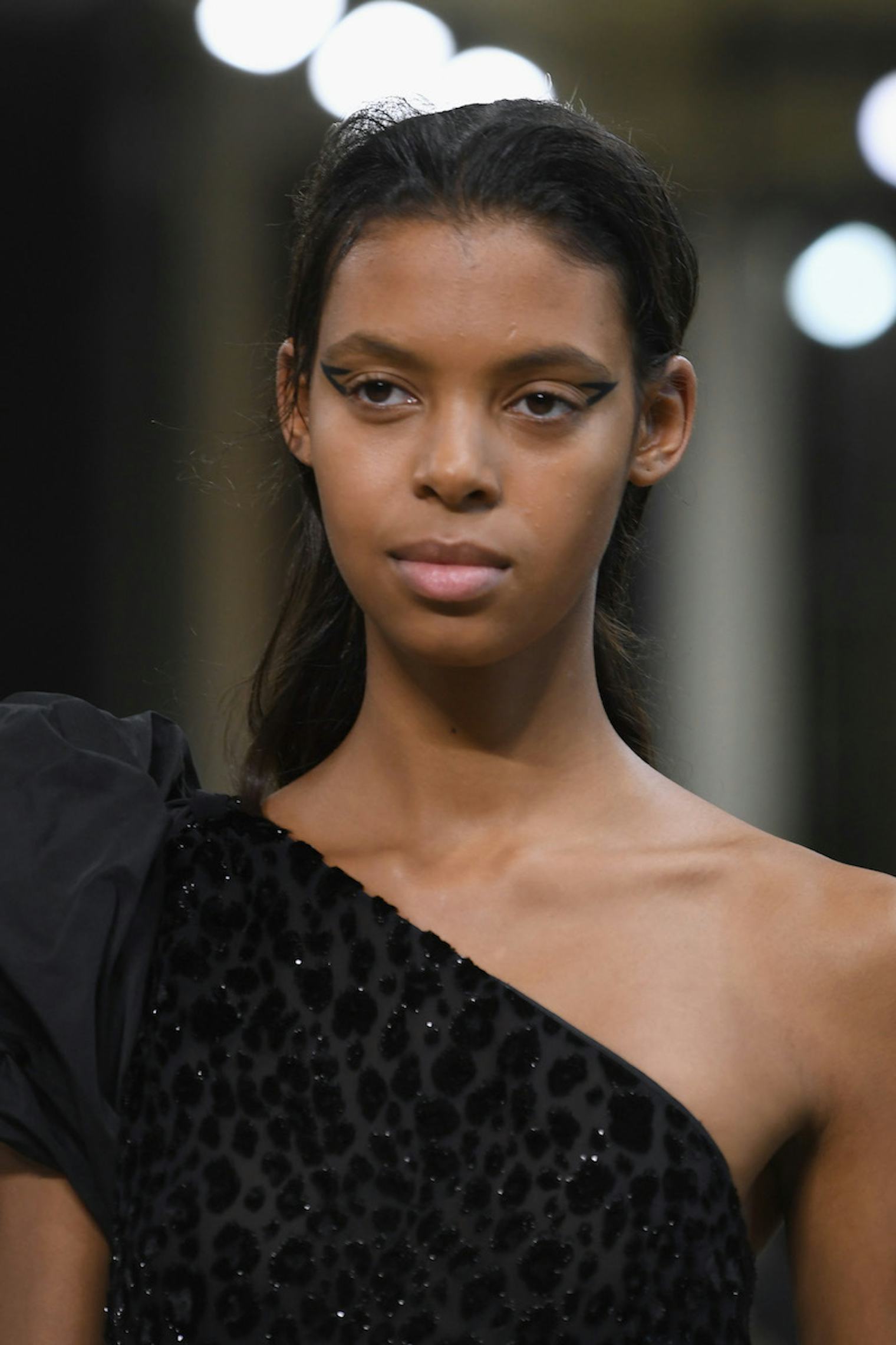 Graphic Eye Makeup Reigns Supreme At Paris Fashion Week