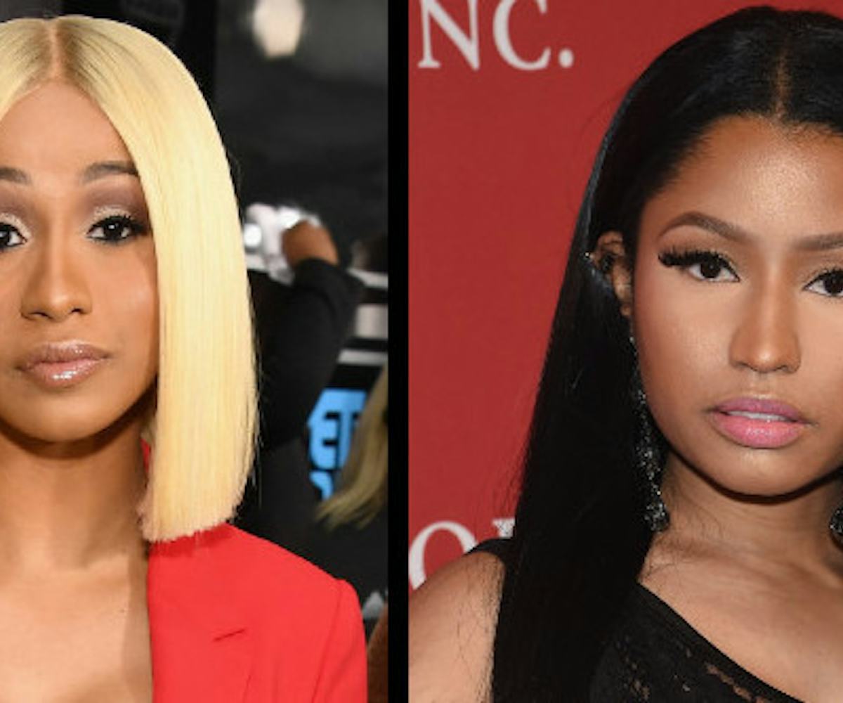 Cardi B Blames Nicki Minaj Fans For Leaking New Music Cardi B Blames Nicki Minaj Fans For Leaking New Music