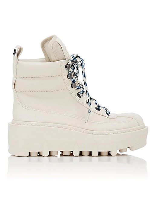 bronx taupe suede chunky hiker boots