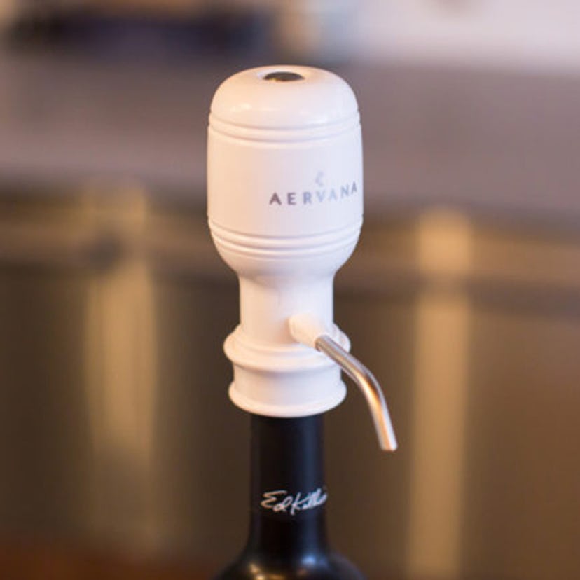 Aervana's Essential Electric Wine Aerator in white 