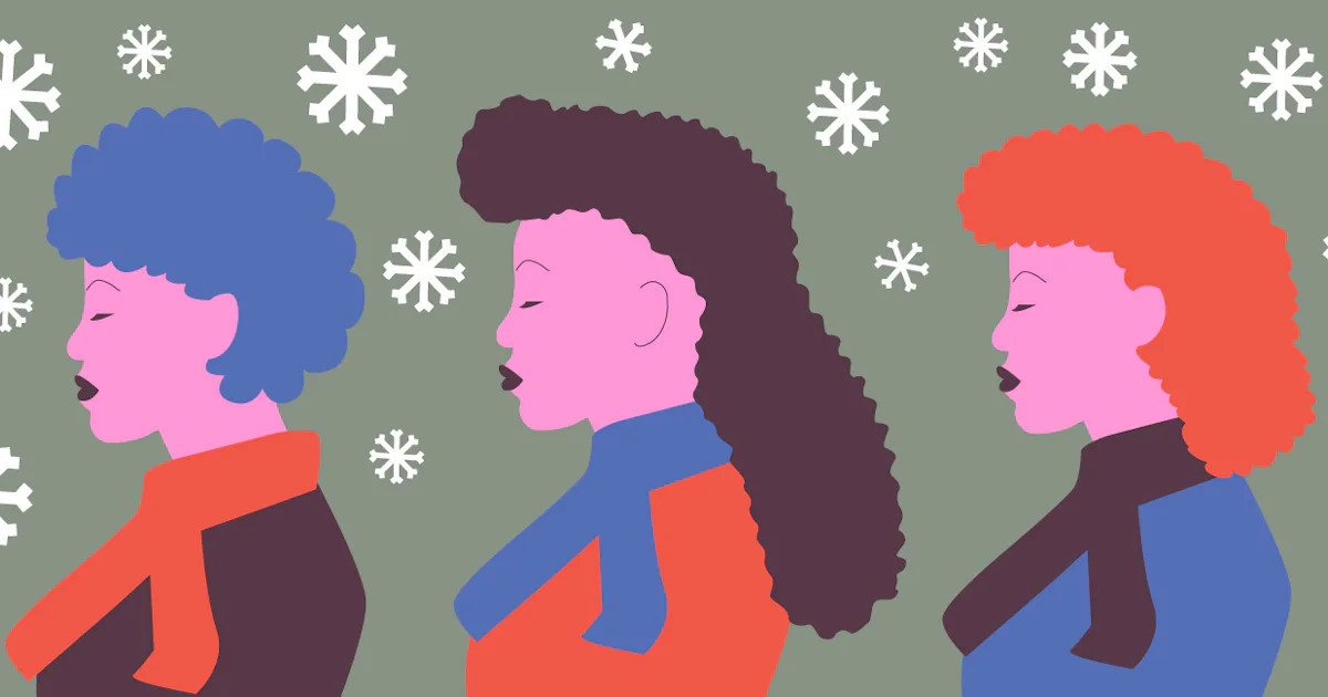 How To Care For Curly Hair In The Cold