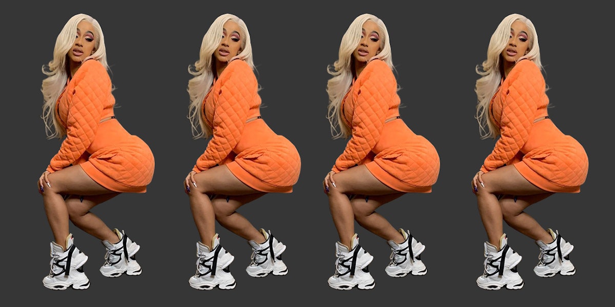 Behold! Cardi B wears the ugly sneaker to end all ugly sneakers