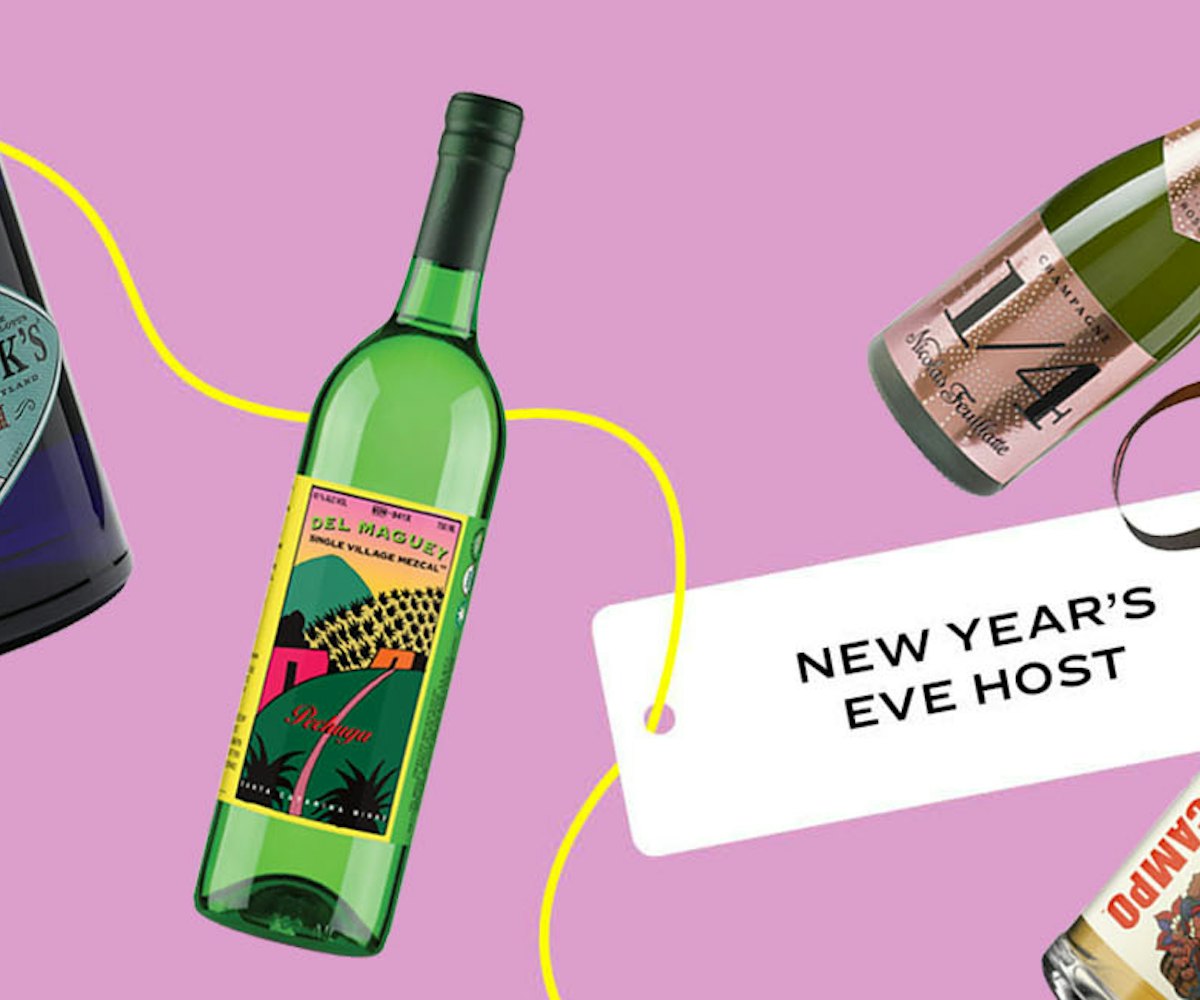 Collage of the best drinks for new year's eve.