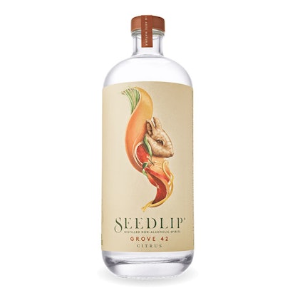 Seedlip, Grove 42 distilled non alcoholic spirits.