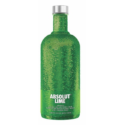 Absolut, Lime vodka in a green bottle.