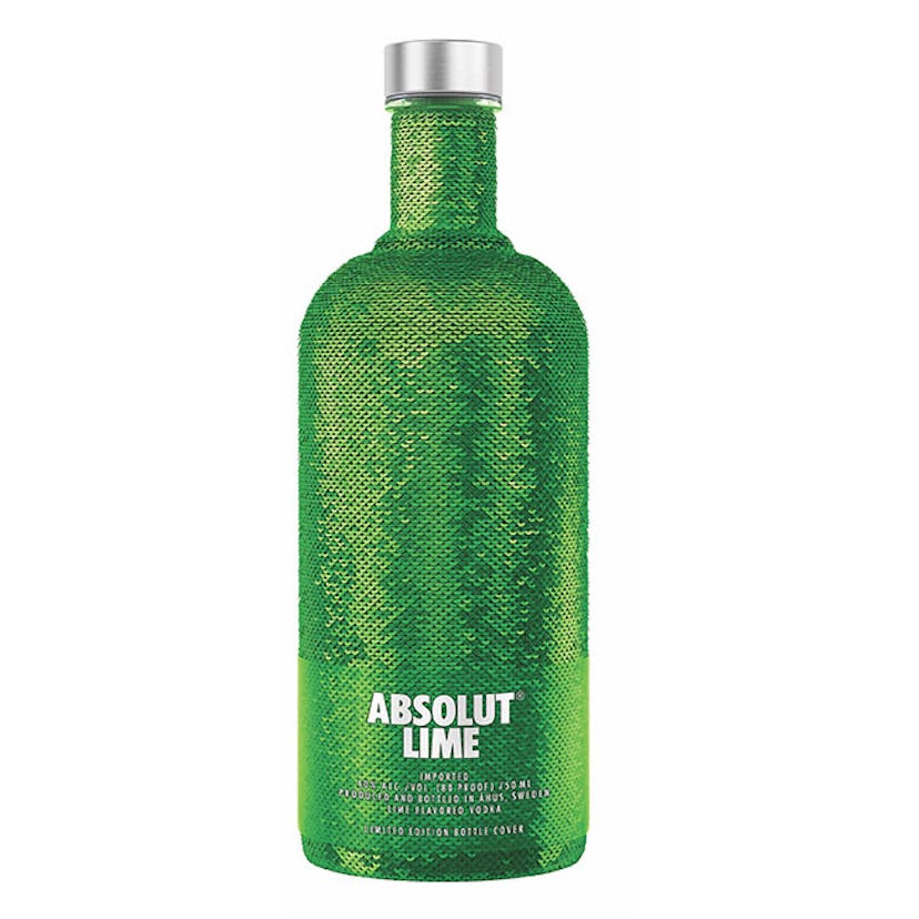 Absolut, Lime vodka in a green bottle.