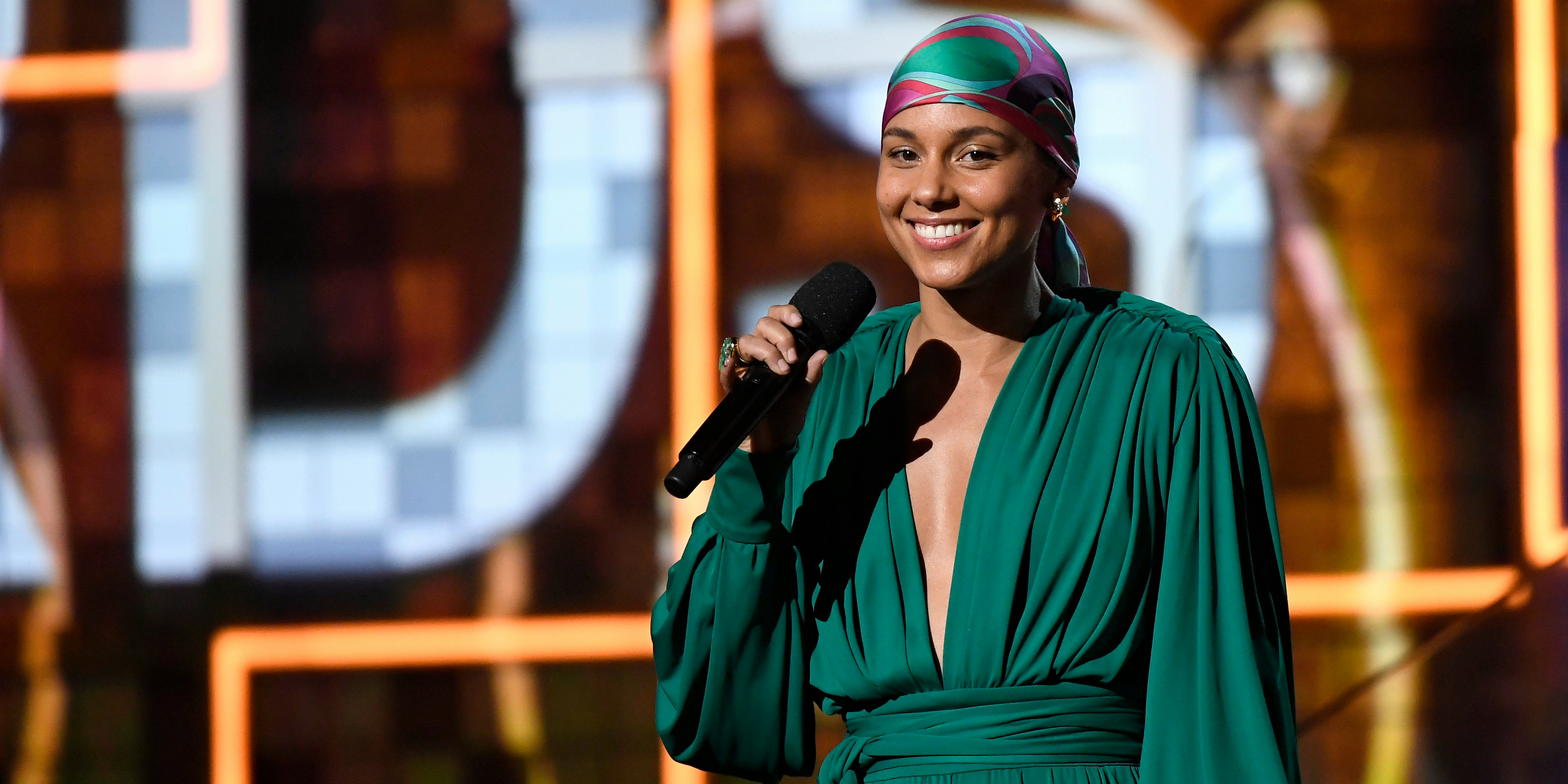 alicia keys grammys 2019 outfit