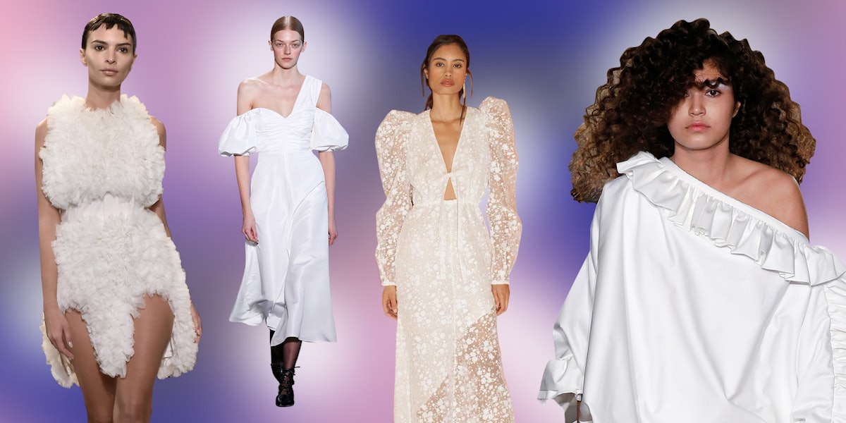 NYFW Fall 2019 Looks That Can Double As Wedding Dresses