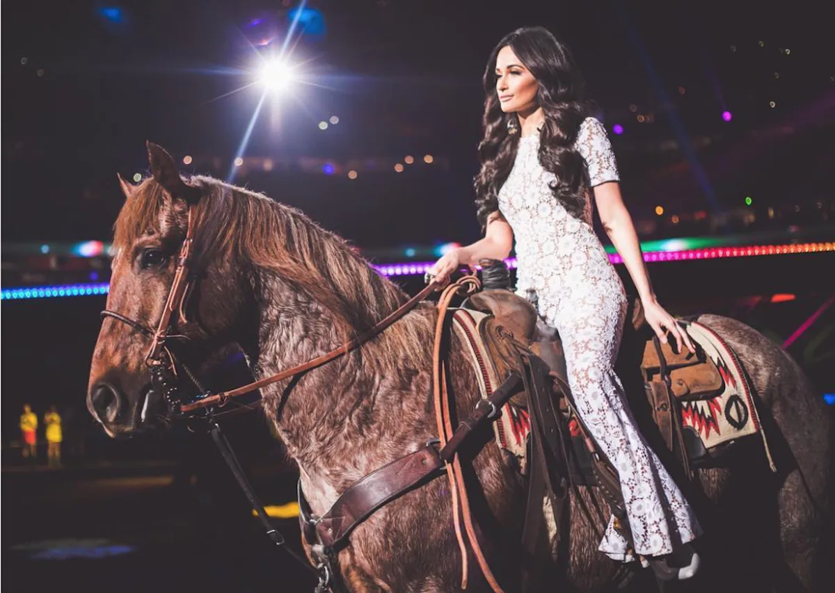 Kacey Musgraves Rode A Horse Off Stage During 