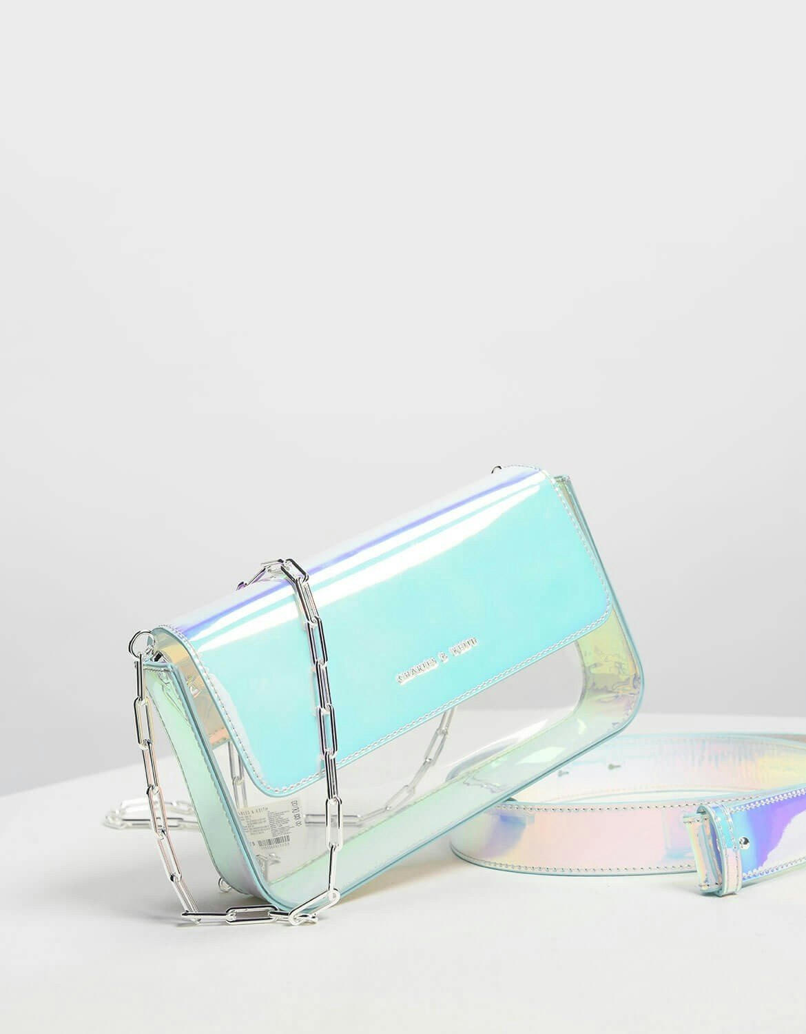 charles and keith clear bag