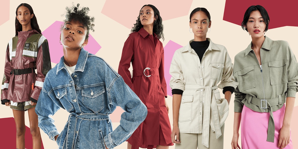 15 Belted Transitional Jackets To Wear This Spring