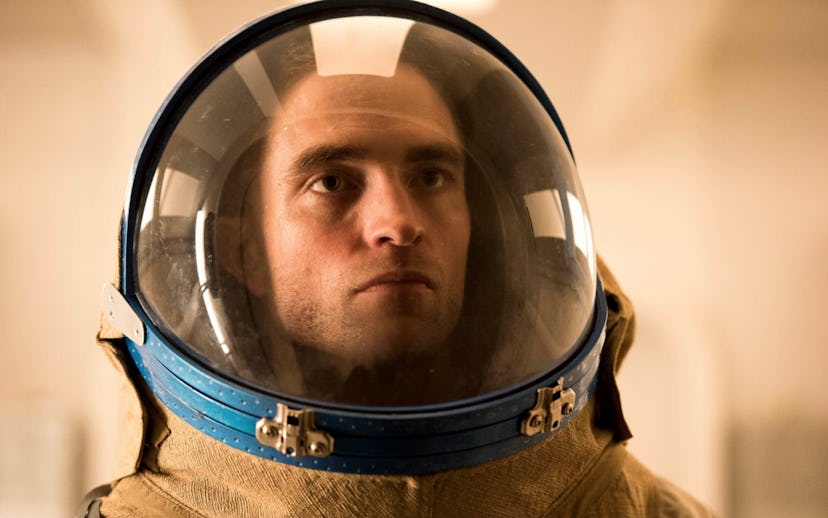Robert Pattinson in "High Life" wearing an astronaut's uniform