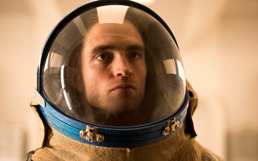 Robert Pattinson in "High Life" wearing an astronaut's uniform 