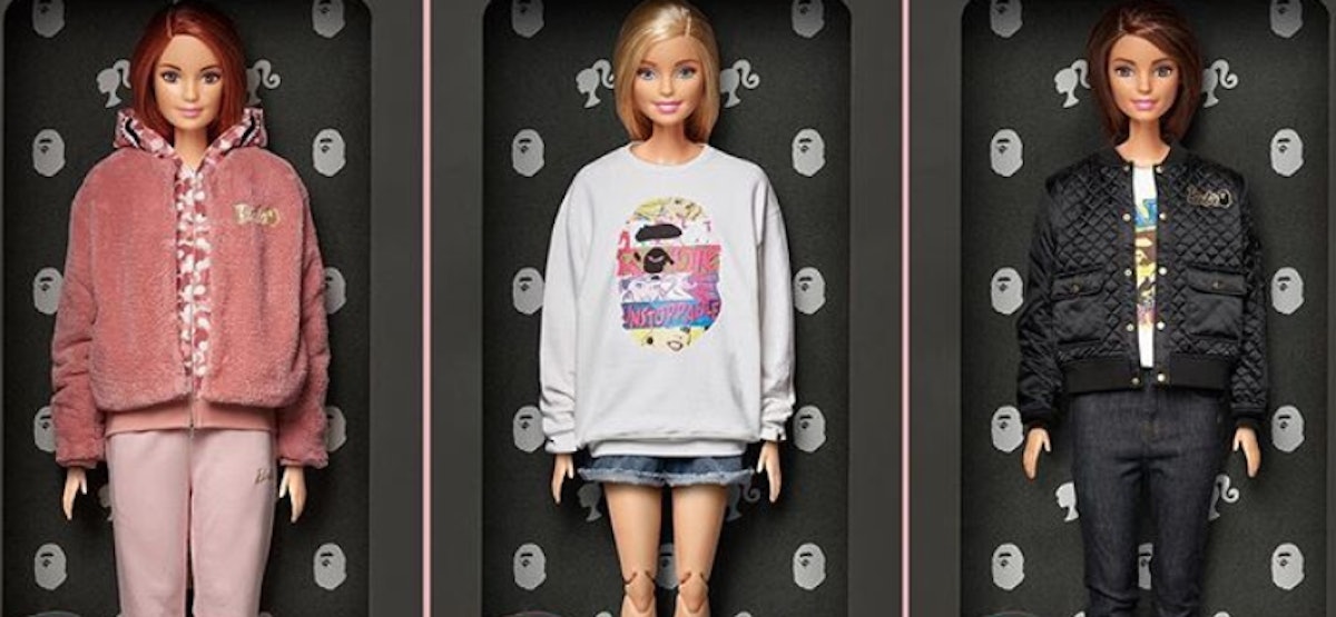 Bape turns Barbie into a hypebae and we're down for it 