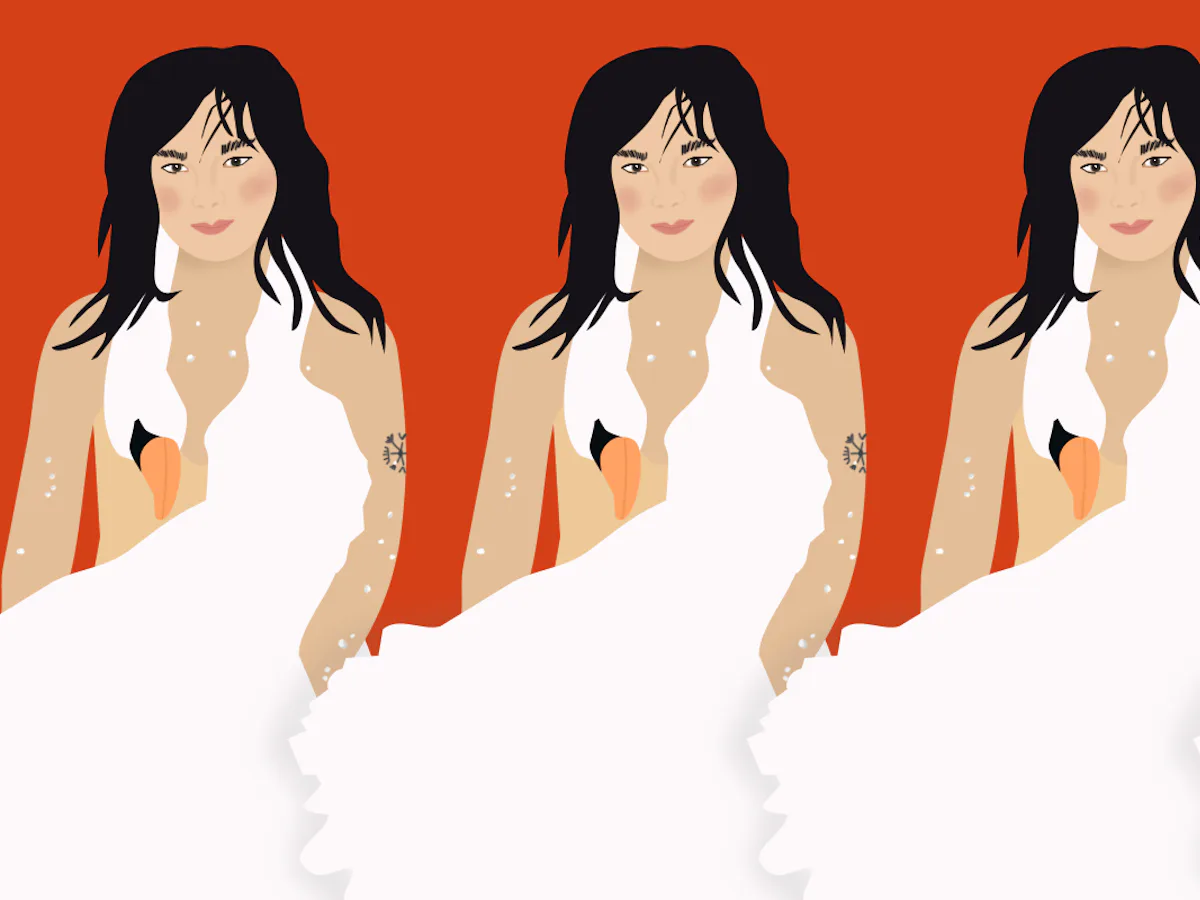 bjork swan dress shirt BJORK Wearing Swan Dress Tank Top Shirt Dancer in the Dark 80s Band Sugarcubes