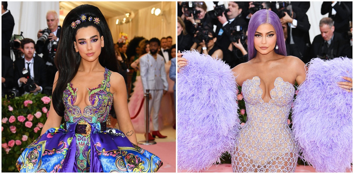Versace Just Mixed Up Dua Lipa And Kylie Jenner