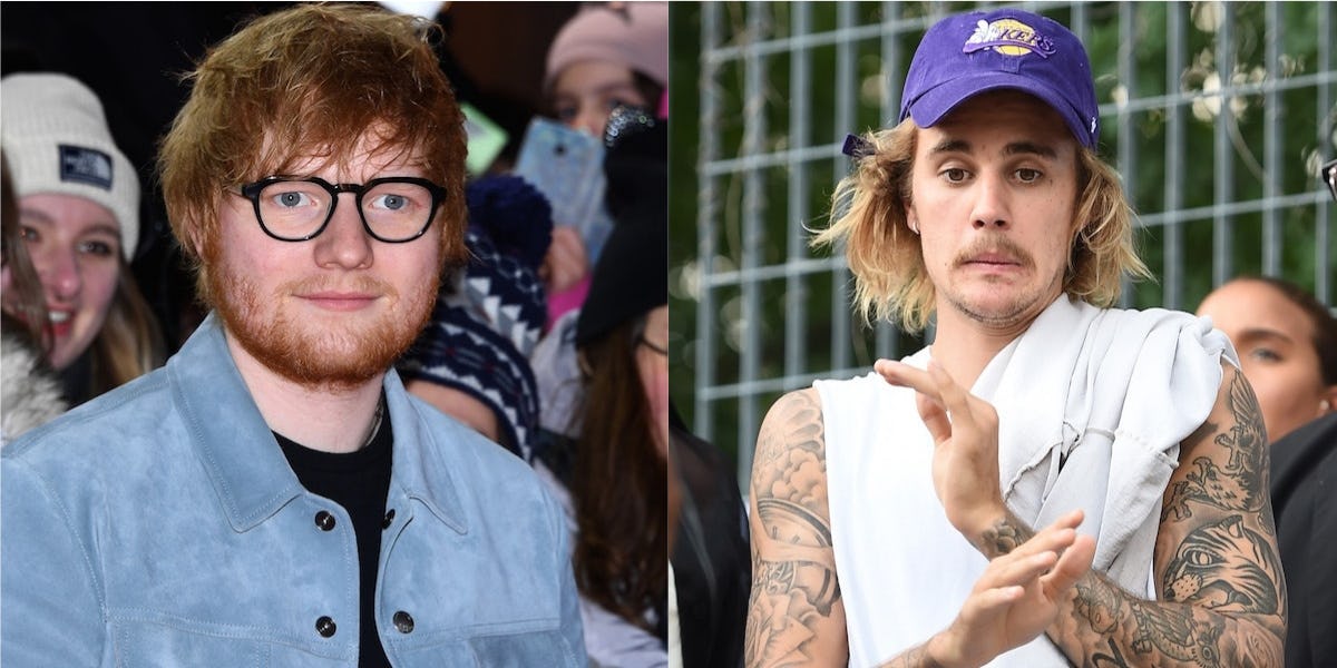 Ed Sheeran And Justin Bieber Release Duet "I Don't Care"