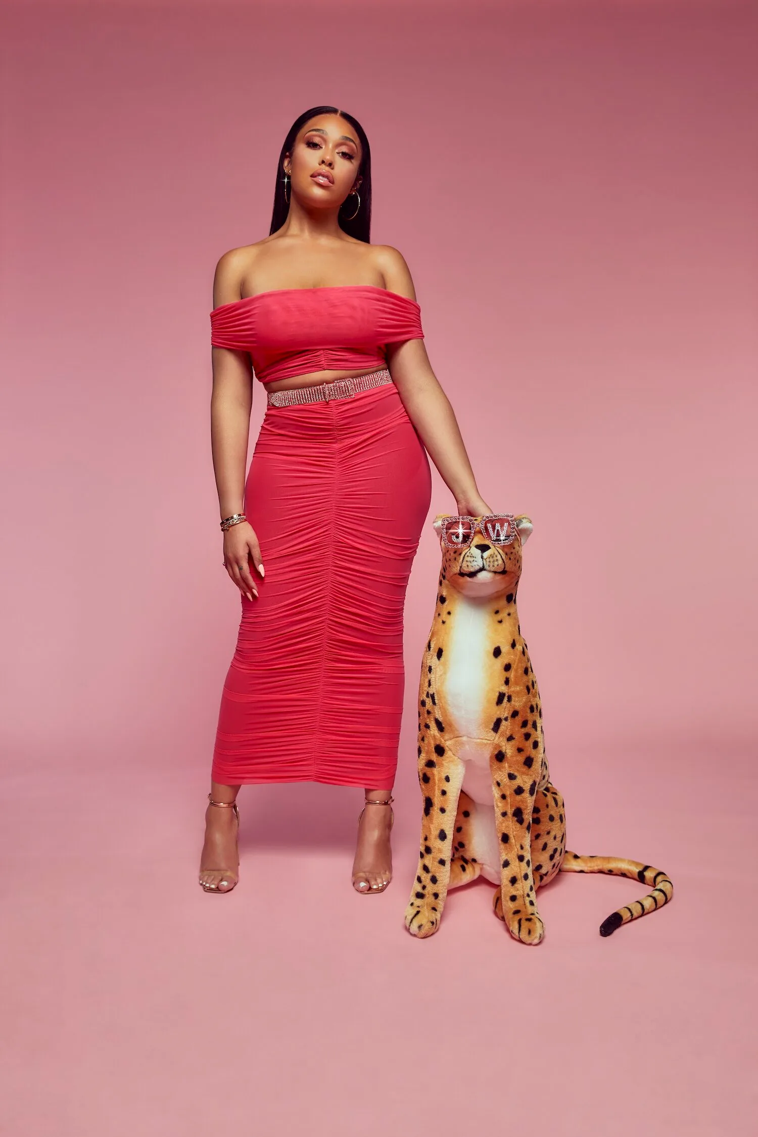 jordyn woods mesh dress Trying on the Woods by Jordan Woods Mesh Dress
