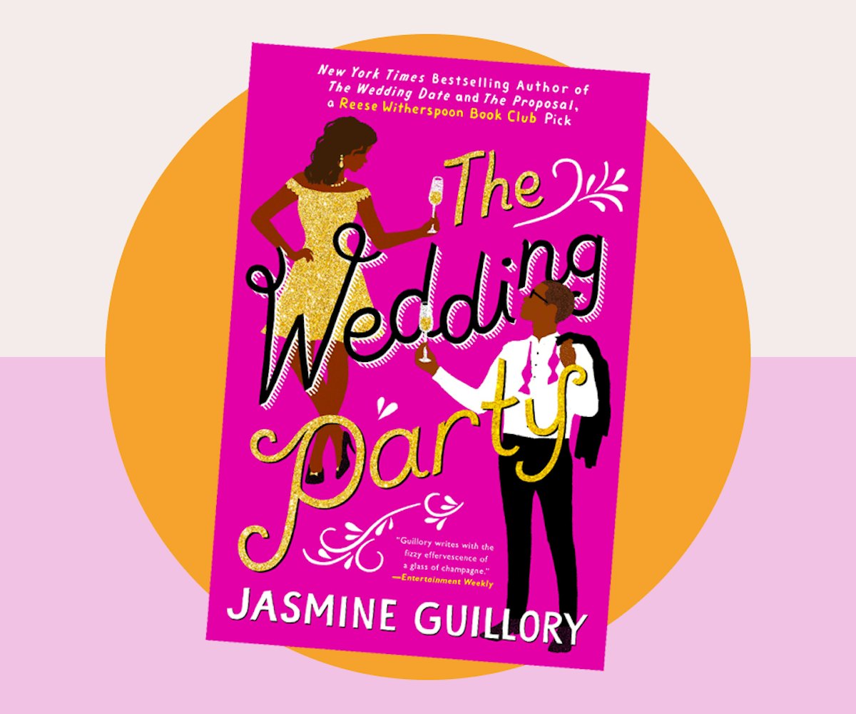 Cover of the book 'The Wedding Party' by Jasmine Guillory.