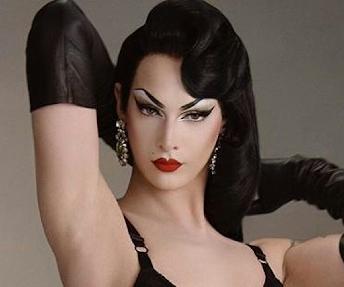 RuPaul's Drag Race' winner Violet Chachki as the newest Pat McGrath muse with strong make-up