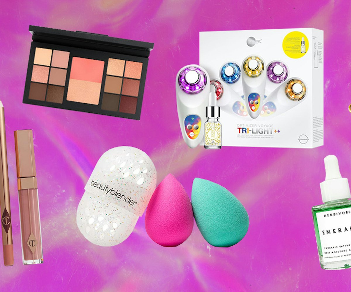  A collage of beauty products at Nordstrom's 2019 Anniversary Sale