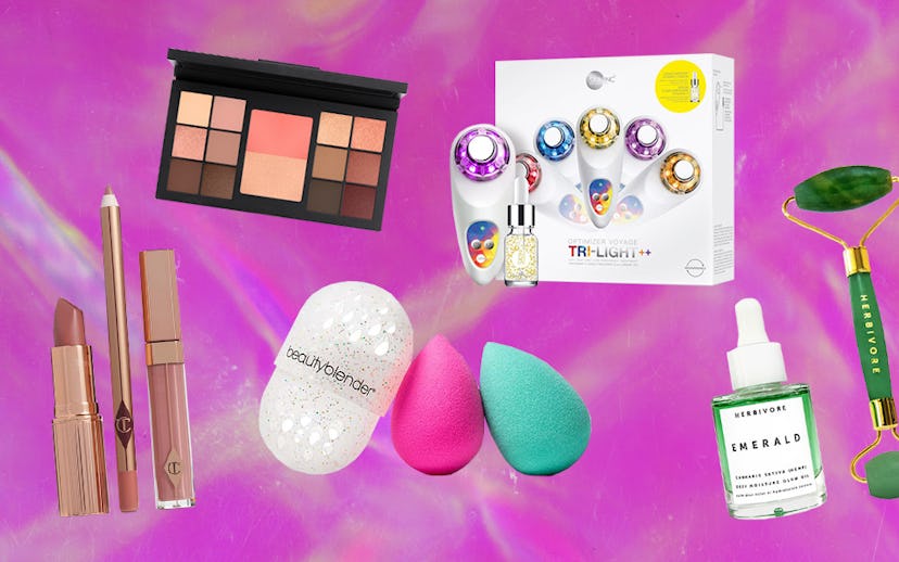 A collage of beauty products at Nordstrom's 2019 Anniversary Sale