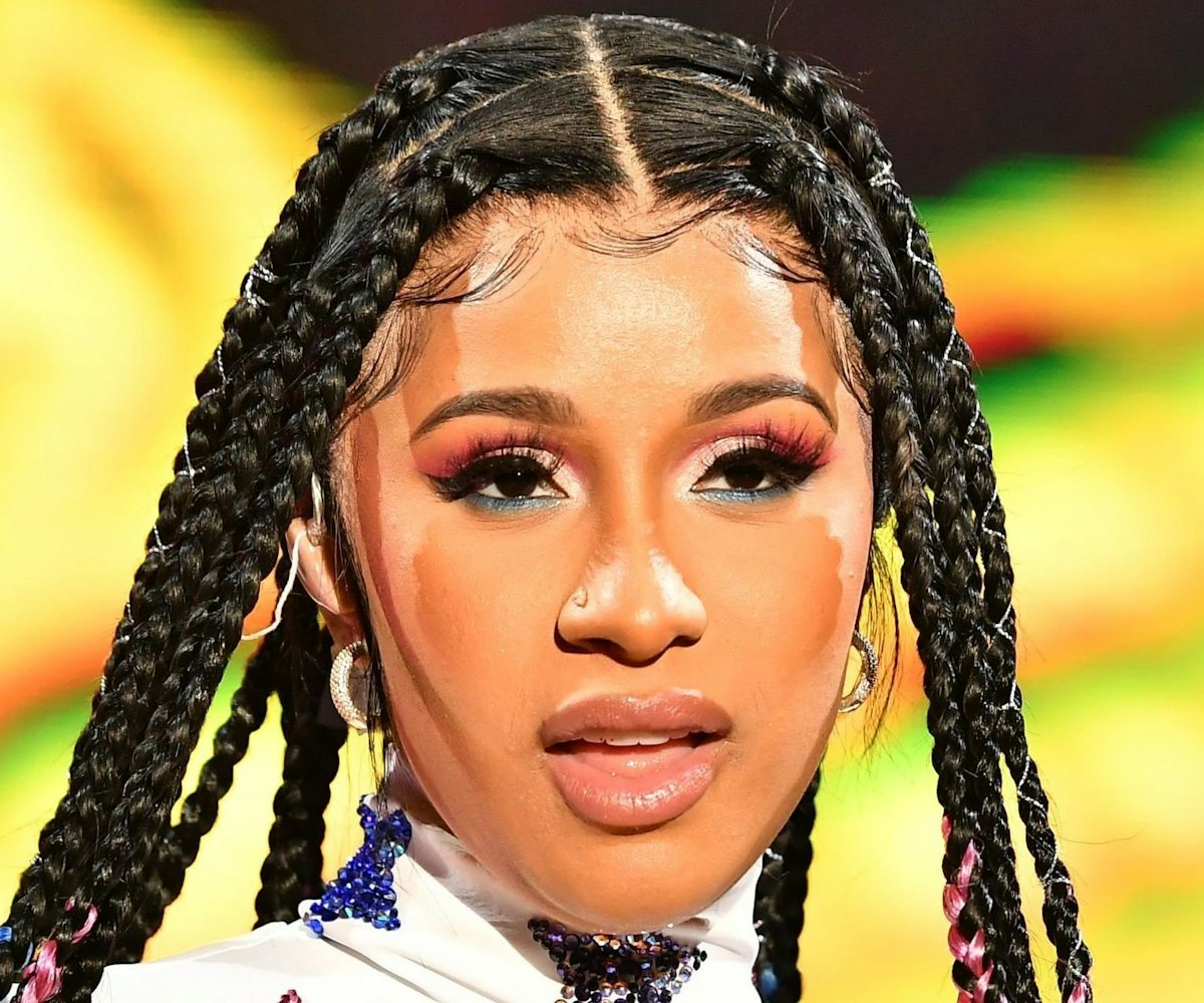 Cardi B Wore Ombré Box Braids At Real Street Festival