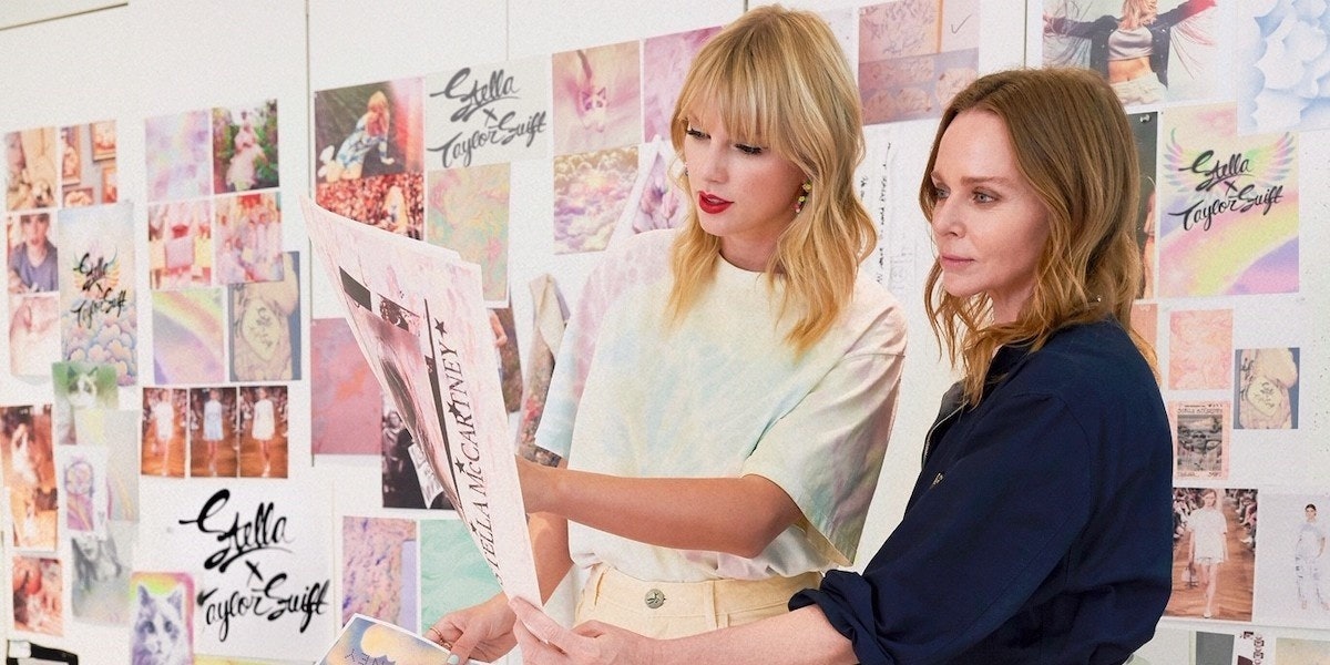 Taylor Swift x Stella McCartney Merch Is Filled With Tie Dye