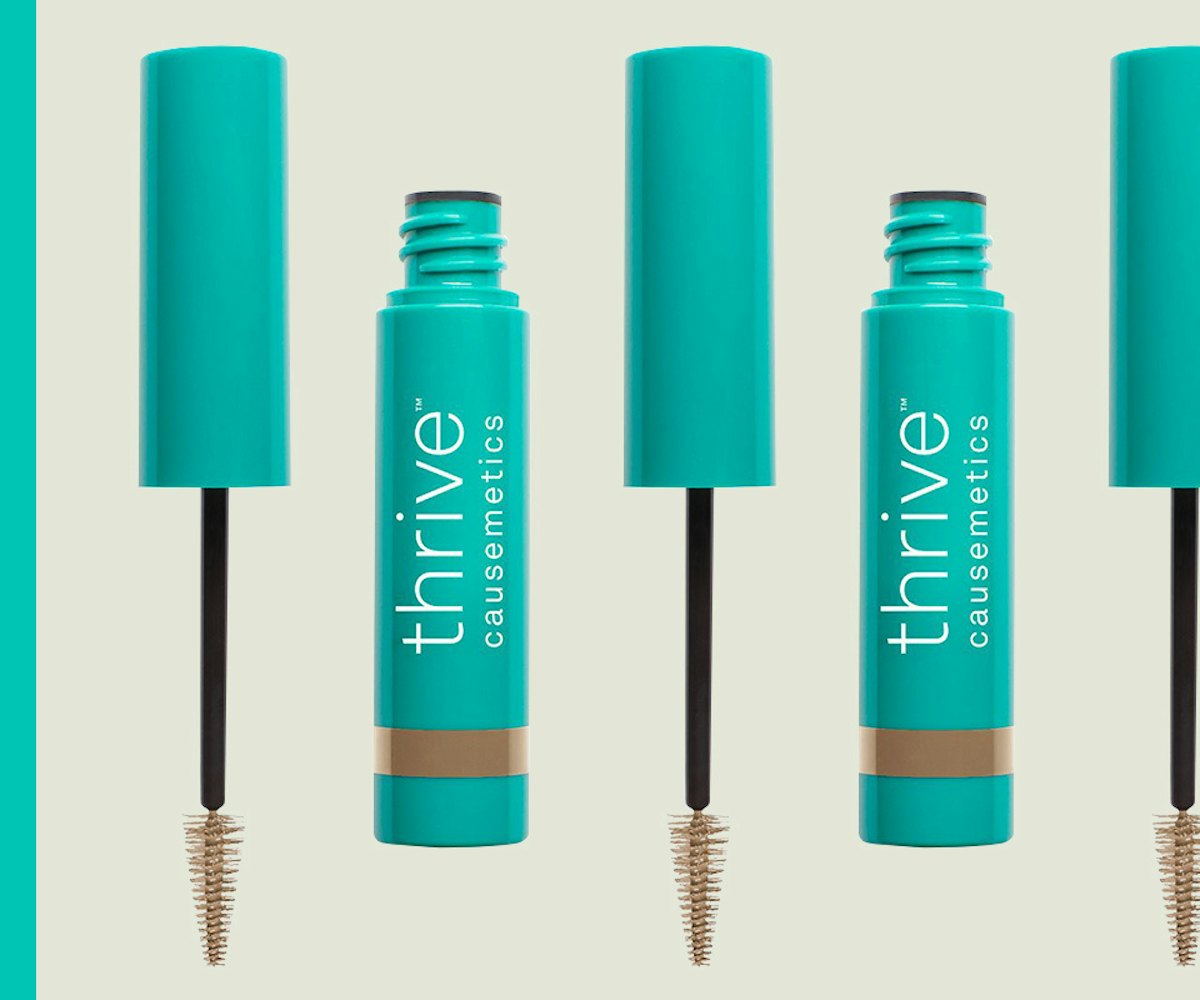 Thrive Causemetics' Instant Brow Fix Semi-Permanent Brow Gel for a microblading effect.