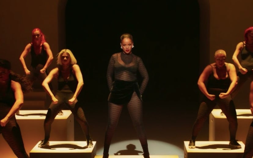 Rihanna's 'Savage x Fenty Show' with Rihanna in the center