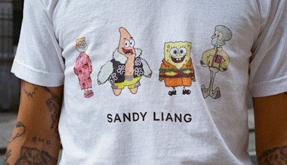 White SpongeBob SquarePants T-shirt