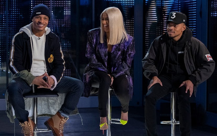 Cardi B, Chance the Rapper, and T.I. as judges on Rhythm + Flow