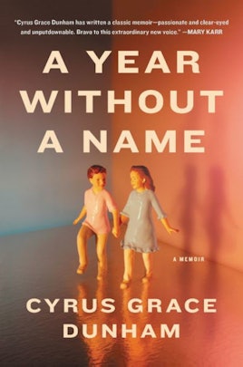 Cover of the "A Year Without a Name: A Memoir" book by Cyrus Grace Dunham
