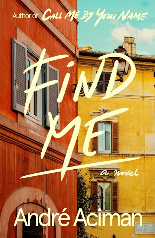 Cover of the "Find Me" book by André Aciman