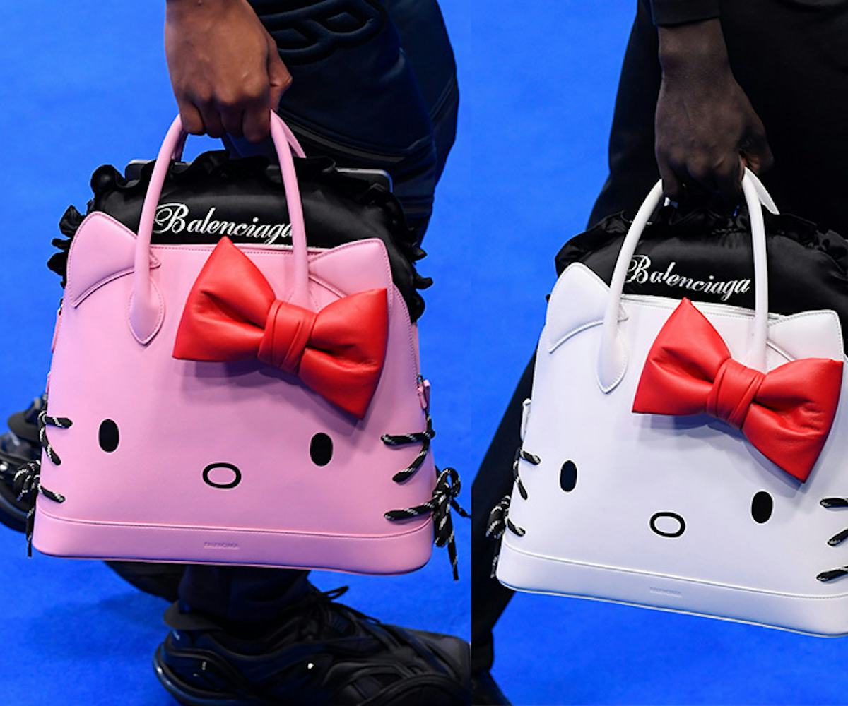 Balenciaga Unveiled Hello Kitty Bags At Paris Fashion Week