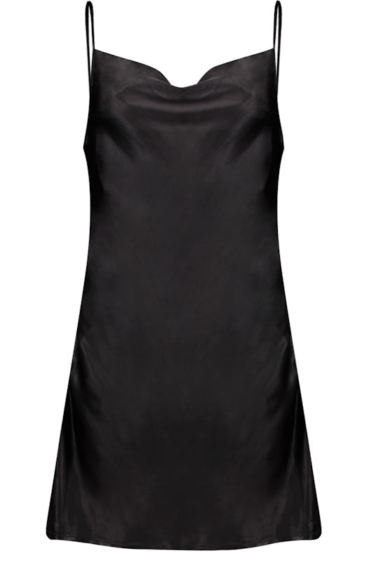 Nasty Gal, Cara Delevingne black Open Your Heart Slip Dress