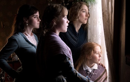 Little Women from 2019 with the sisters gathered at the window looking outside