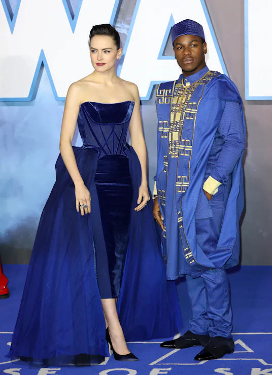 daisy ridley blue dress Daisy Ridley's Blue Vivienne Westwood Couture Gown