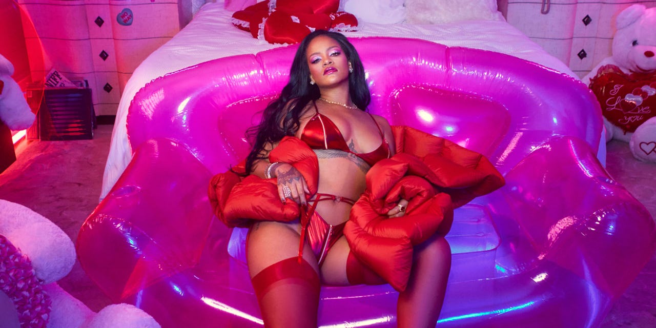 savage fenty red set