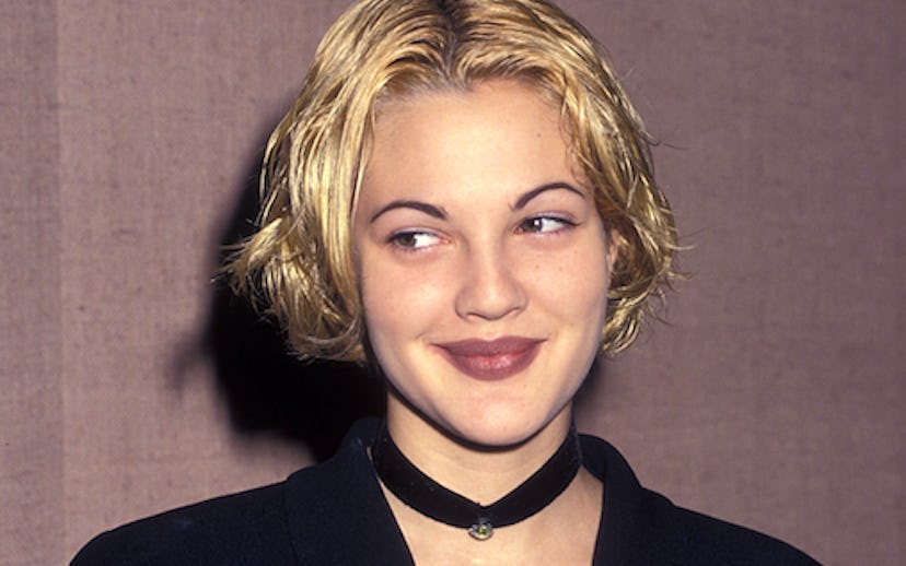 Drew Barrymore at the 50th Annual Golden Globe Awards