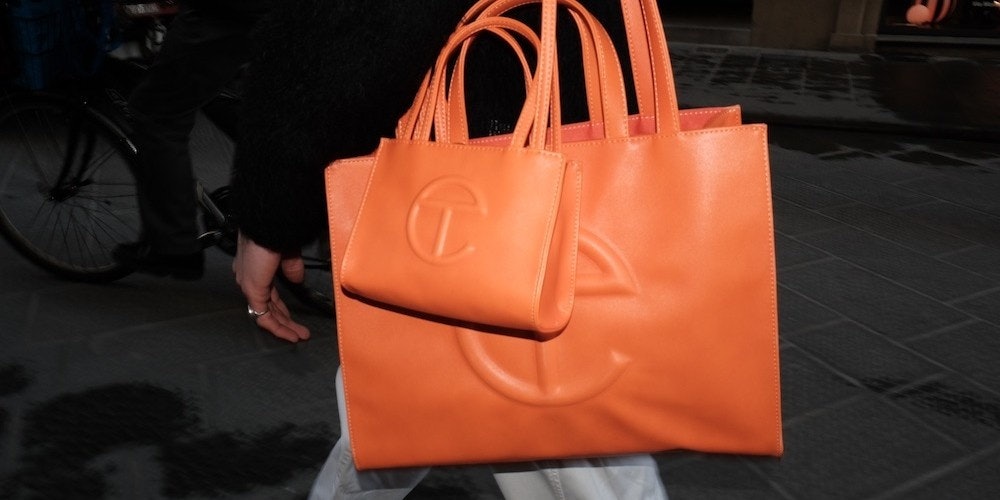 Shopping Bag Is Available In Orange 