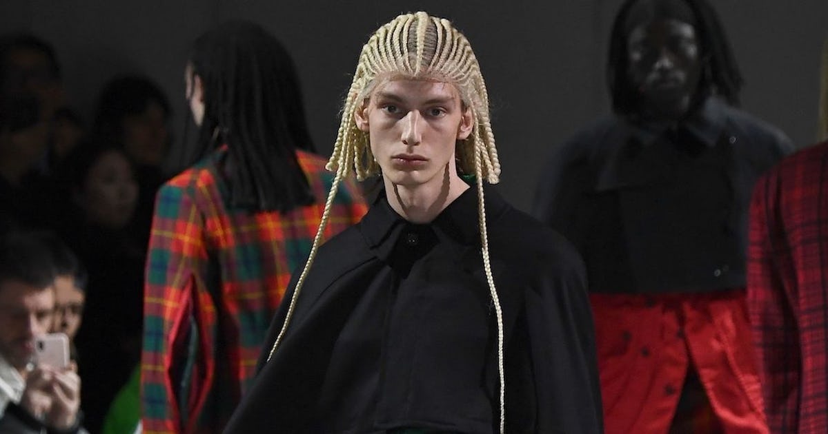 Comme Des Garcons Faces Backlash Over White Model Cornrows