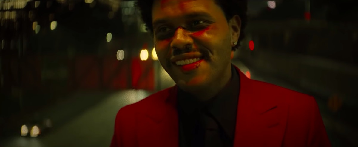 The Weeknd Red Suit  Blinding Lights Blazer Outfit