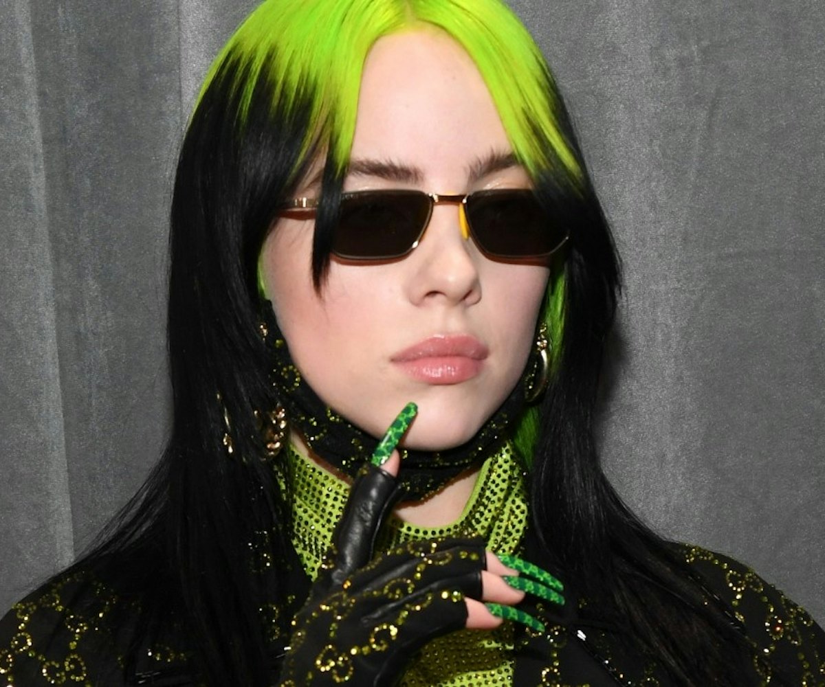Billie Eilish S 2020 Grammy Fit Is A Slime Green Masterpiece